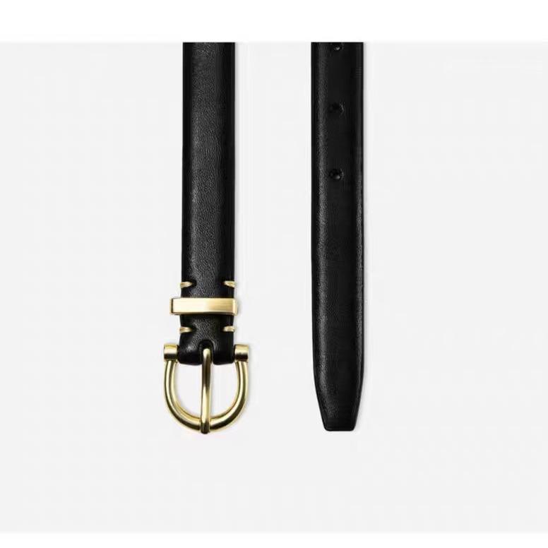 2025 New Women's Fashionable Leather Pin Buckle Belt for Jeans - Versatile and Stylish