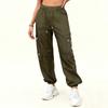 Dames Zakkoord Werkbroek, Casual Broek, Wijde Pijpen