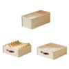Undergarment Holder Cotton Linen Underwear Organizer for Home and Travel Socks Scarves Storage Container with Dividers