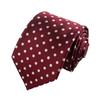 8CM Width Men Tie Polyester Material Business Necktie Fashion Polka Dot Formal Necktie  Interview