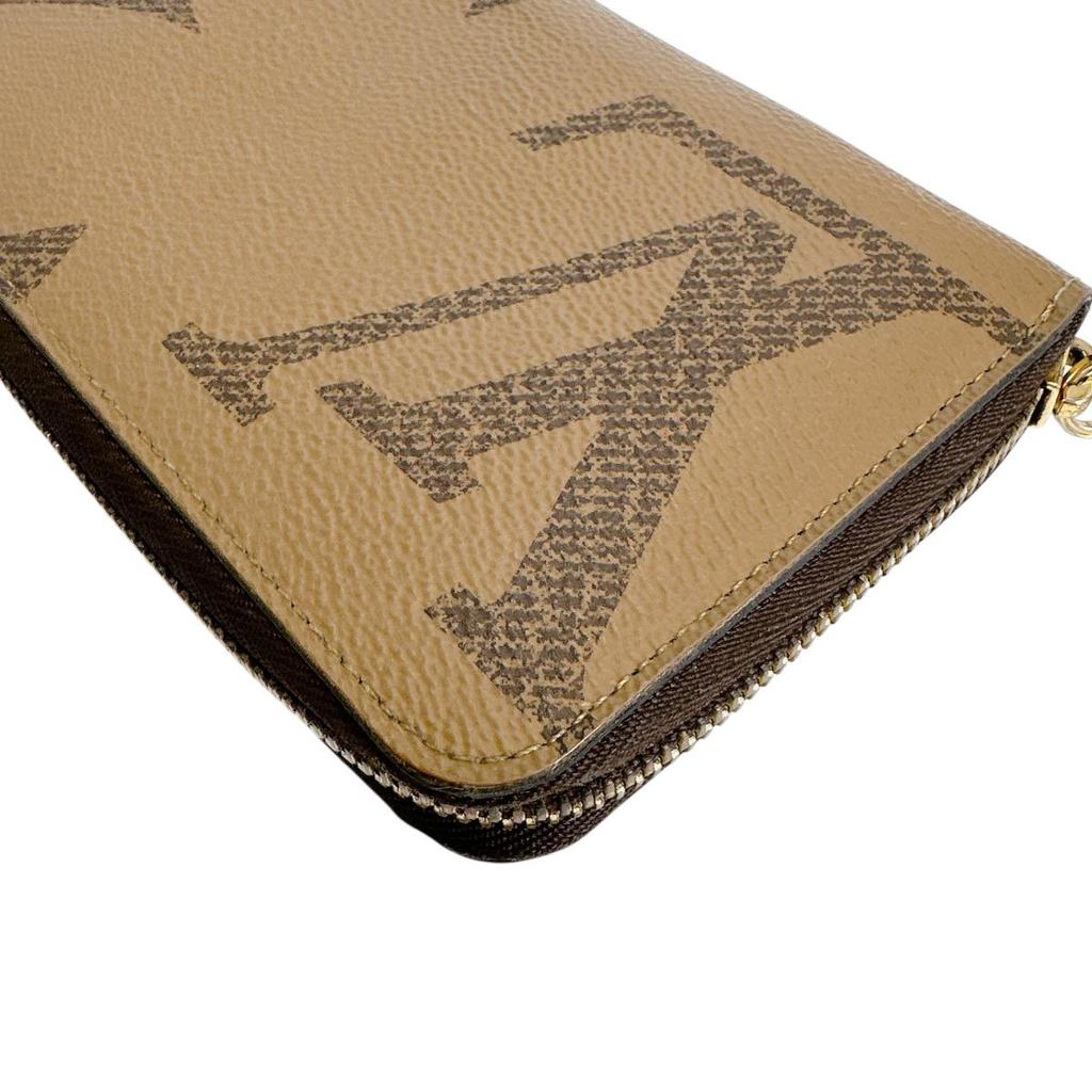 LOUIS VUITTON Giant reverse Zippy wallet Long Wallet purse Monogram M69353 Used