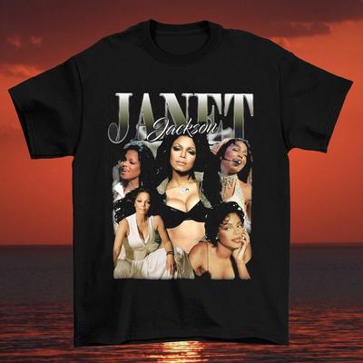Janet Jackson Together Again Tour Black Unisex T-shirt All Size UU948