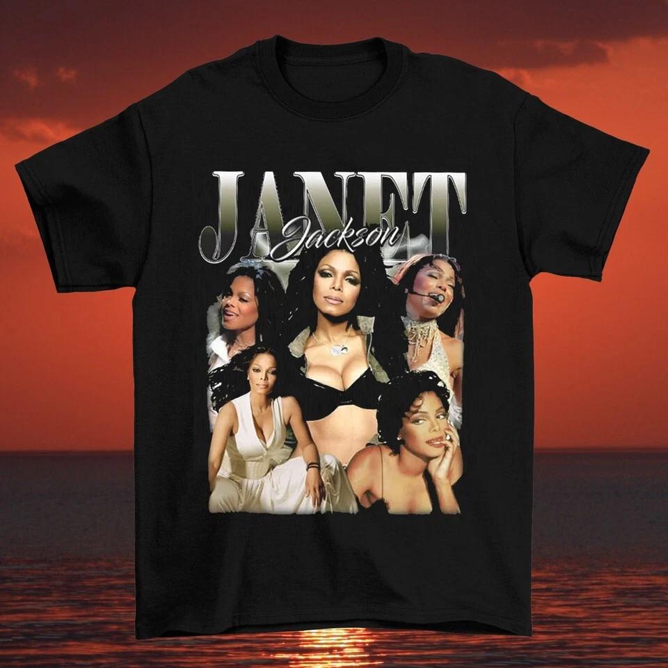 Janet Jackson Together Again Tour Black Unisex T-shirt All Size UU948 L