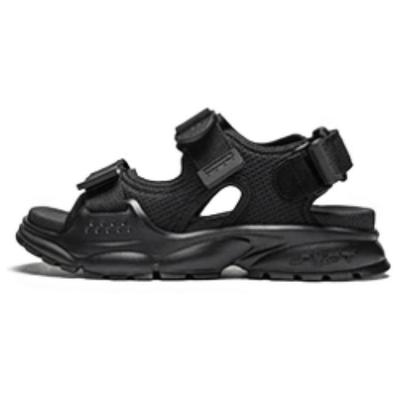 Li Ning SOFT COCA Strandsandalen Herren Schwarz AGUU001-4