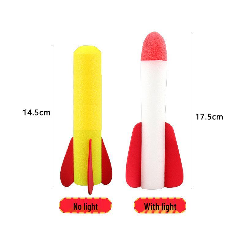 Luminous Step-on Rocket Launcher Toy for Kids - Outdoor Play