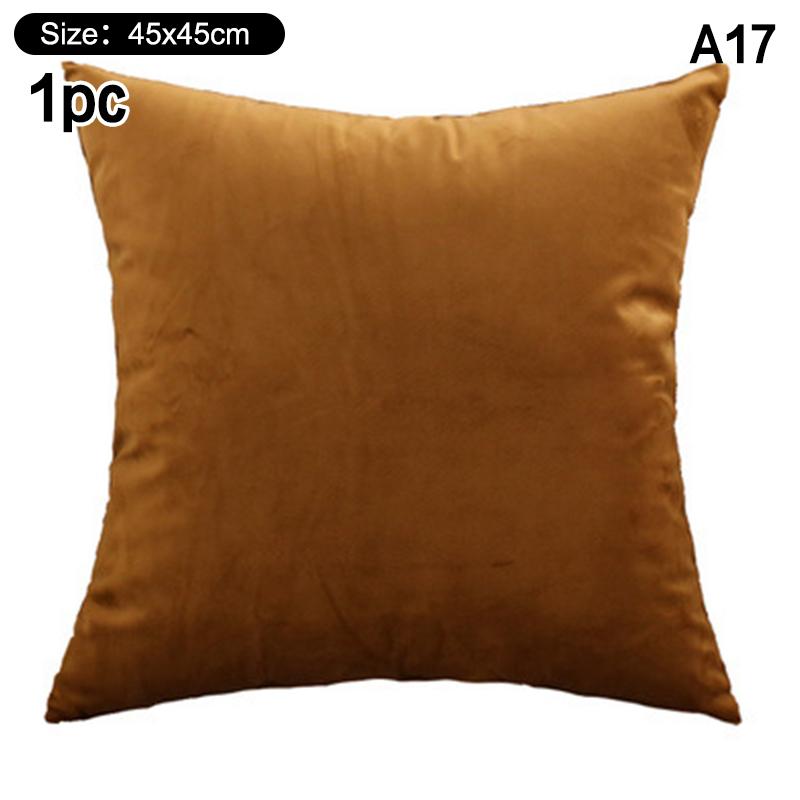High-Quality 45*45CM Plush Pillow Case with Padded Layer for Cozy Home Decor