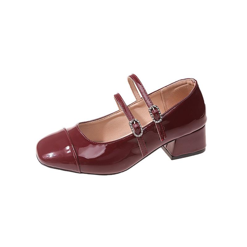 Women Pumps Spring Autumn Fashion Quality Women Shoes Low Heel Square Square Toe Comfortable Sexy Heels Women Zapatos De Mujer