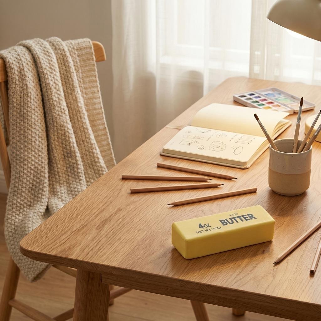 Wet And Soft Butter Stick, Slow- Stress-relieving Toy For Children.