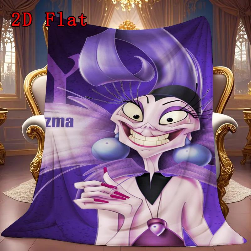 Yzma 2D Flat Pattern Flannel Blanket High Quality All Seasons Warmth and Comfort Perfect for Christmas Gifts.PMT0914096