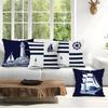 Nautical Theme Cushion Pillowcase Printed Polyester 40/45/50Cm Throw Pillowcover Decorative Sofa Cushion Pillowslip Home Decor
