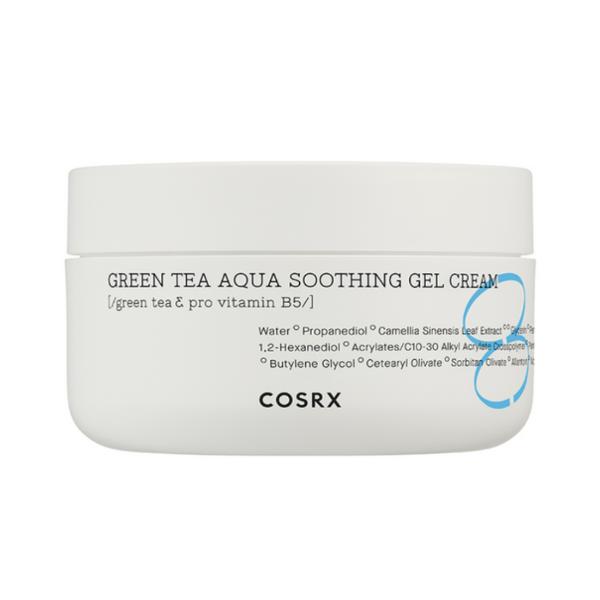 COSRX Hydrium Green Tea Aqua Soothing Gel Cream Lightweight Hydrating Moisturizer 50ml