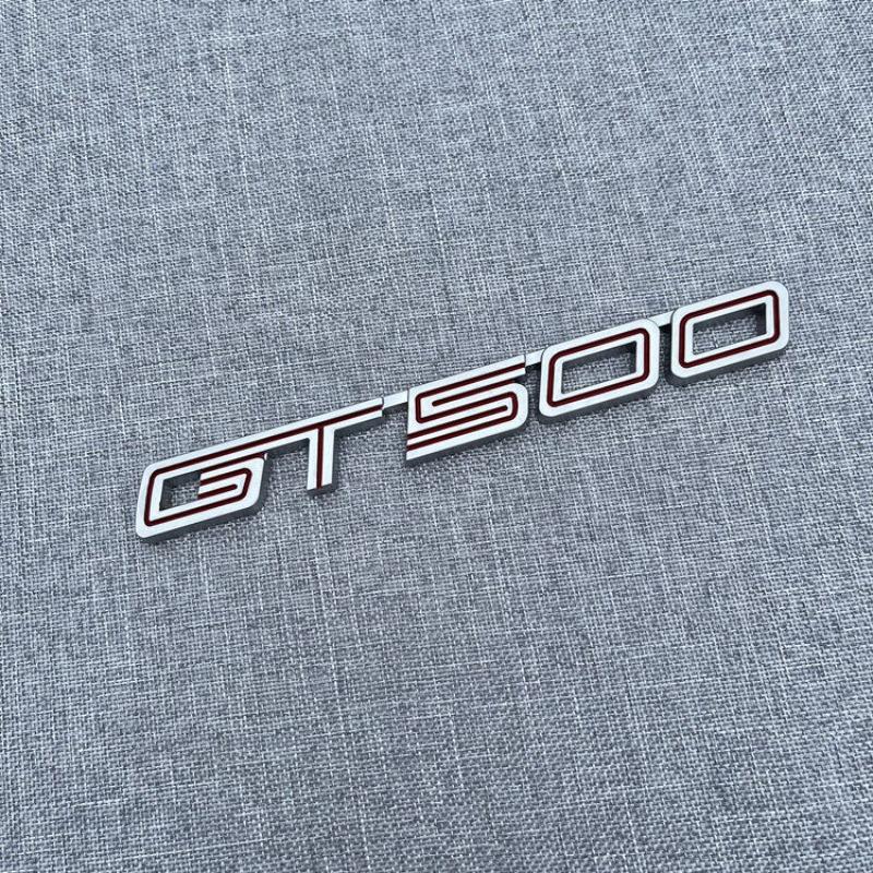 Suitable GT350 Logo Tail Label GT500 Metal Modified Displacement Car Sticker Fender Side Label