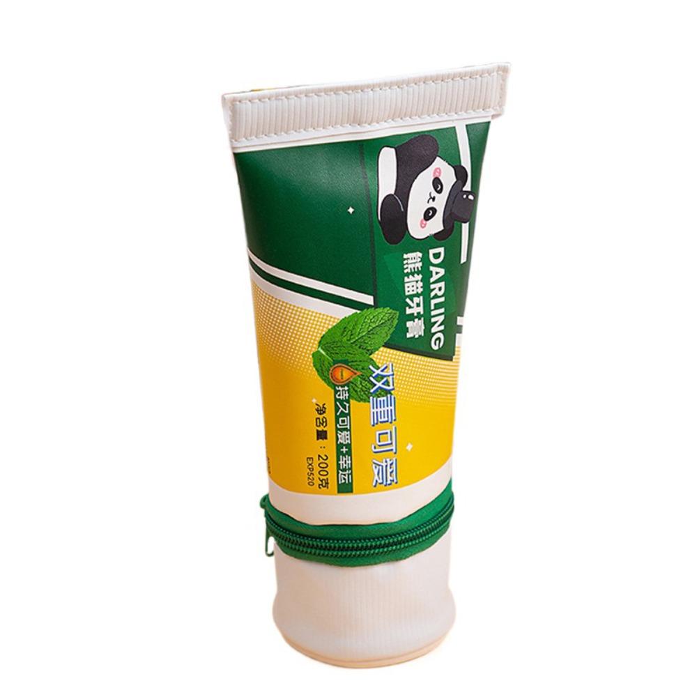 Simulation Toothpaste Stationery Bag Large Capacity Toothpaste Pencil Case Toothpaste Pen Bag  Kids
