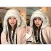Thick Plush Hat With Long Ear Comfortable Pullover Trapper Hat For Teens And Adult Winter Activity Everyday Use Headwear
