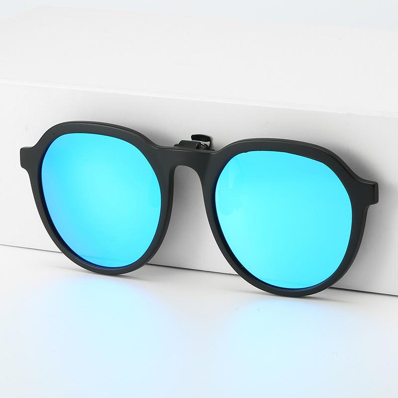 Spring Trend Children'S Frames, Polarized Lenses Clips, Sunglasses, Unisex Round-Frame Glasses