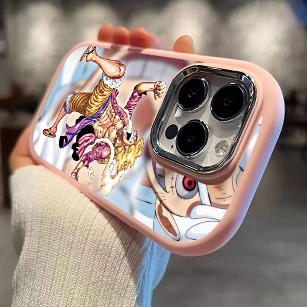 Ae92 One Piece Luffy Gear 5 Phone Cases for Samsung A13 A32 A53 A04 A54 S23 S24 Ultra Infinix Hot 40 Huawei P30 Pro Metal Camera Protective Back Cover