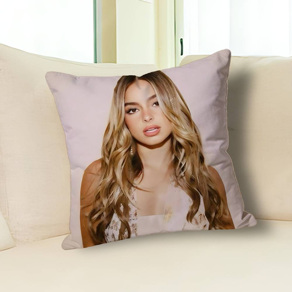 A-Addison Rae Singer Pillow Cases for Bedroom Living Room Sofa Home Decor Polyester Cushion Cover with Zipper