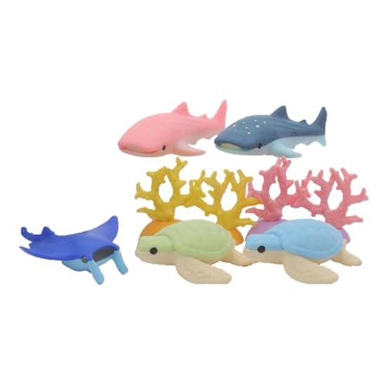 Blister Pack Fun Erasers Aquarium