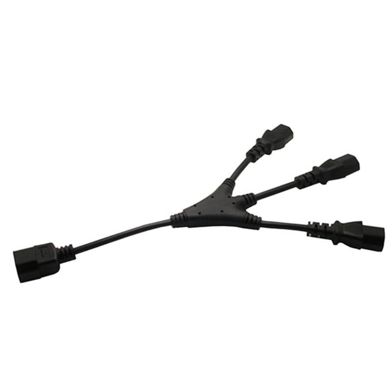 

Удобный удлинитель PDU IEC320 C14 на 3xIEC320 C13 Кабель-удлинитель питания Шнур питания Идеально подходит для питания ПК Компьютера 1