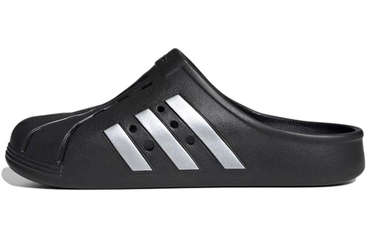Adidas Adilette Clog  Black Silver  FY8969 38