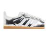 adidas Samba OG Cuero Plateado Metálico Agrietado (De las mujeres)