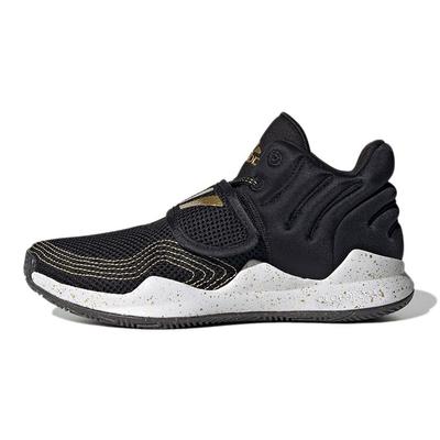 Deep Threat Primeblue J Zwart Goud Metallic Spatten Kinder Sneakers Kern-Zwart Wolk-Wit S29014