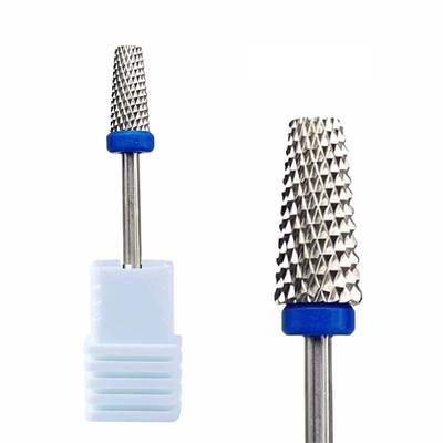 1 Stück Edelstahl-Fräser-Nagelbohrer für elektrische Nagelbohrmaschine Maniküre-Maschine Pediküre-Nagelfeilen-Zubehör