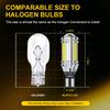 AUXITO 2Pcs T15 W16W LED Rear Back-up Light Bulbs 6500K White 906 904 912 921 Reverse Light With HD Projector LENS Super Bright Dome Lights 6