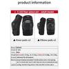 Anti Fall Motorcycle Armor Set Knee Elbow Pads Off Road Short Style 4Pcs Protective Riding Gear For Men Women Motocross