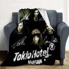 Tokio Hotel Flannel Blanket Throw Blanket Soft Warm Sofa Bed Camping Car Home Decor Unique Christmas Gift C9301984