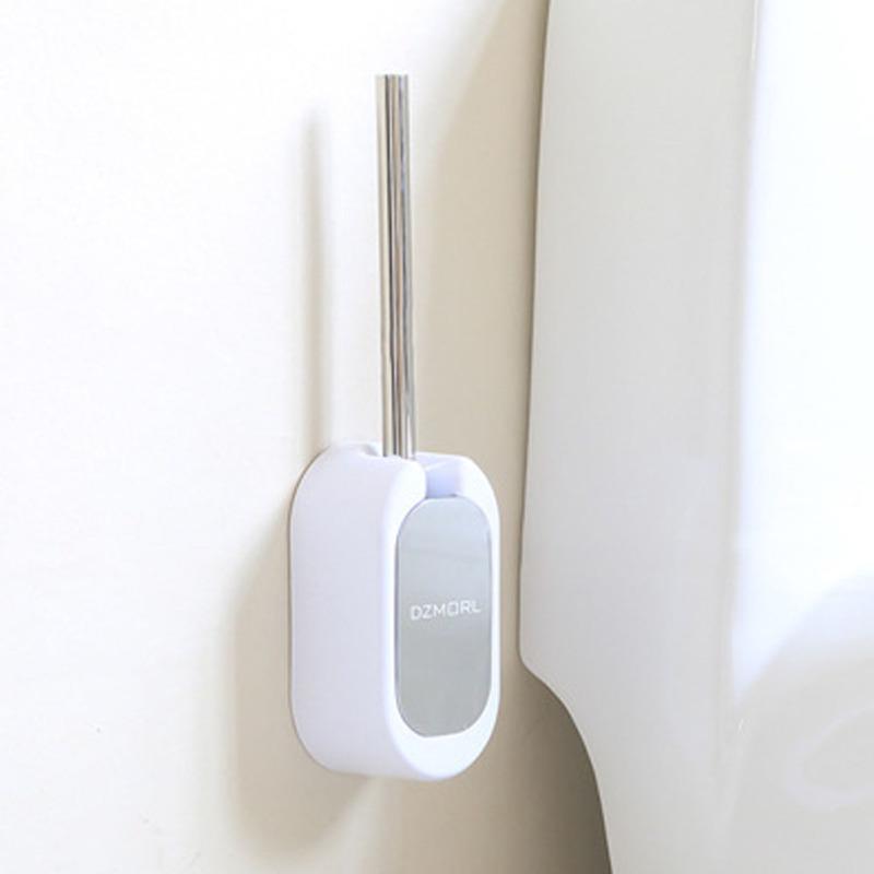 Nerezový toaletní kartáč Sada nástěnného držáku na toaletní kartáč pro domácnost Clean Tool