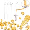 Outil de tranche de pomme de terre, coupe-spirale, Gadgets manuels réutilisables pour
