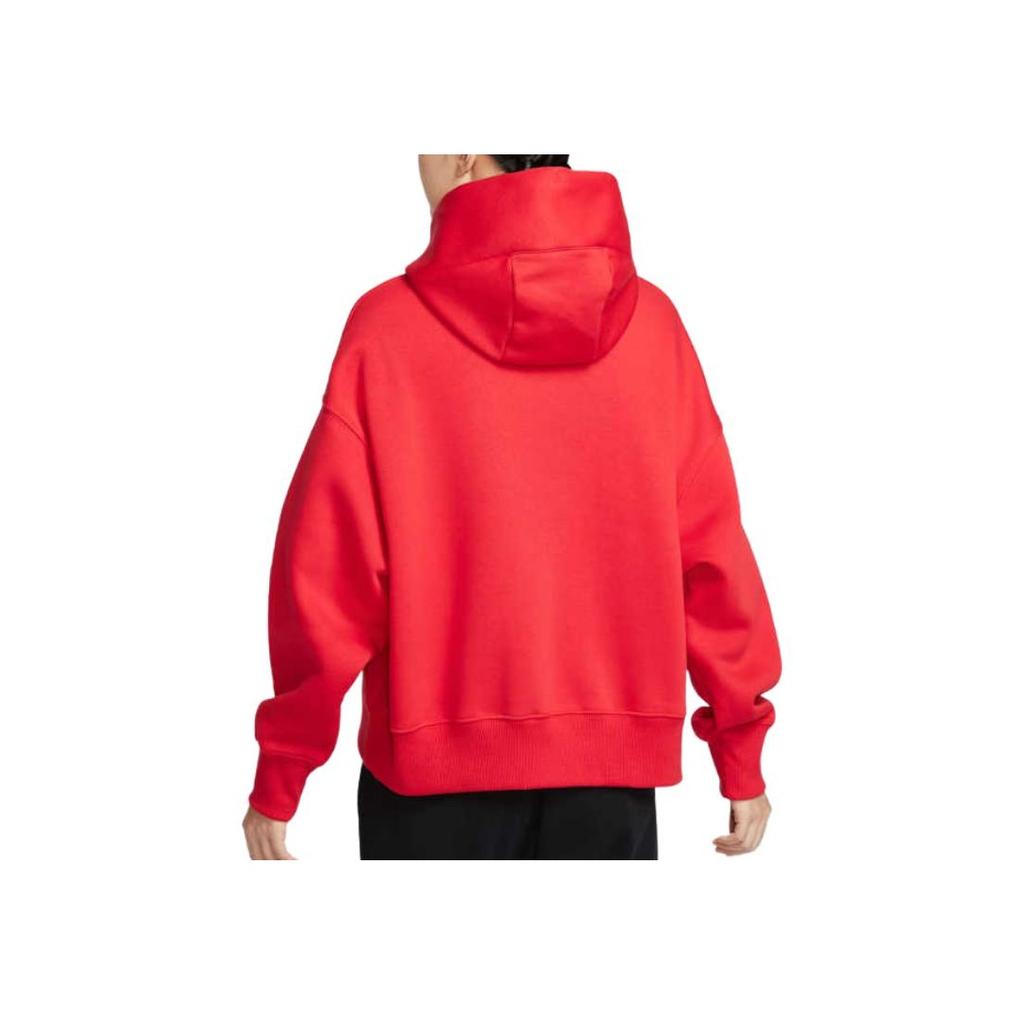 Nike Sudadera con capucha versátil casual para deportes de moda para mujer Roja DQ5859-657