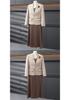 Ensemble Robe et Veste Élégant Printemps pour Femmes d'Âge Moyen - Costume de Mariage Deux-Pièces