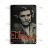 Retro Metalowy Znak Che Guevara Dekoracja Ścienna Sztuka Vintage Plakat Cynowy 20x30 cm
