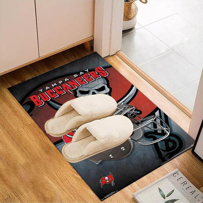 Buccaneers Team Spirit Rug Game Carpet, Floor Mat for Bedroom Living Room Entryway Rug, Home Decor Idea Gift for Christmas Birthday