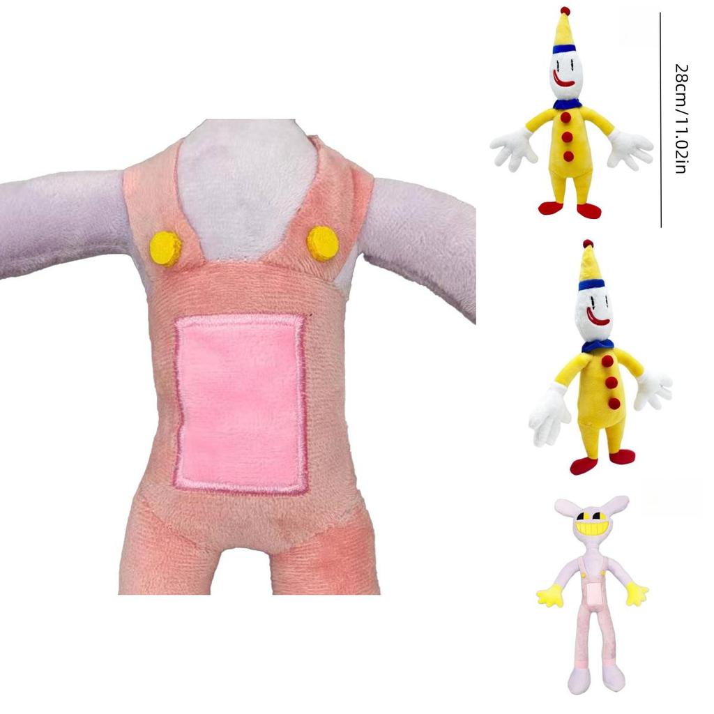Der Erstaunliche Digitale Zirkus Plüschtier Entzücker Hase Stofftier Clown Anpassbares Design