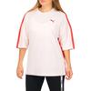 Puma Casual Round Neck Short Sleeve T-Shirt Women tops Pink 598529-17