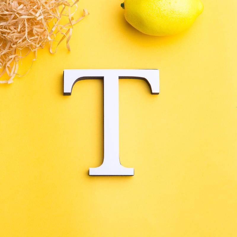 

Украшение дома, белое акриловое зеркало, наклейки на стену с английскими буквами, комбинация пены EVA. T белый