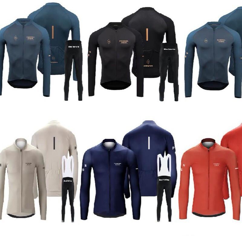 Mens Cycling Long Sleeve Jersey With Quick-Dry Milk Silk Fabric Dual-Arrow Gel Pad Mountain Road Bikes