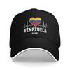 Venezuela Flag Heartbeat Libre Pride Accessories Men Women Baseball Caps  Trucker Hat Vintage Formal Headwear Snapback Cap