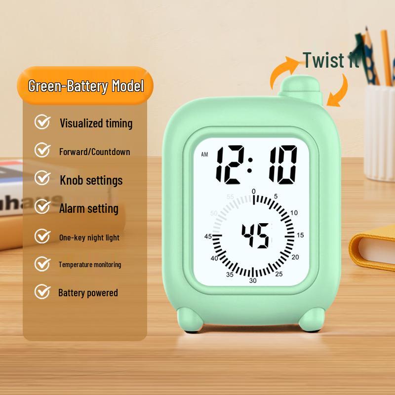 Timer Visivo e Sveglia per Bambini: Un Gestore del Tempo per l'Autodisciplina e l'Apprendimento