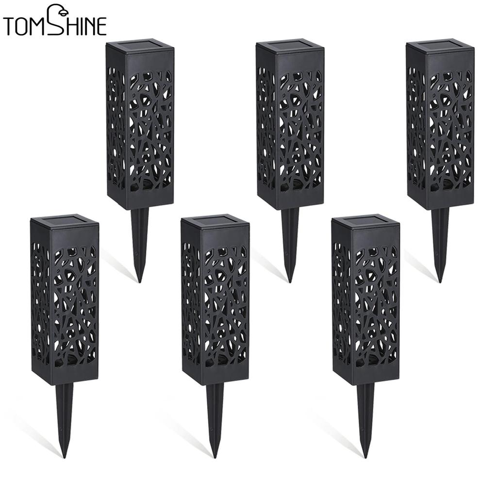 Tomshine DC2V Solar Powered Energy LEDs Lawn Lamp Hollow Pattern Design Lighting Sensor Decorative