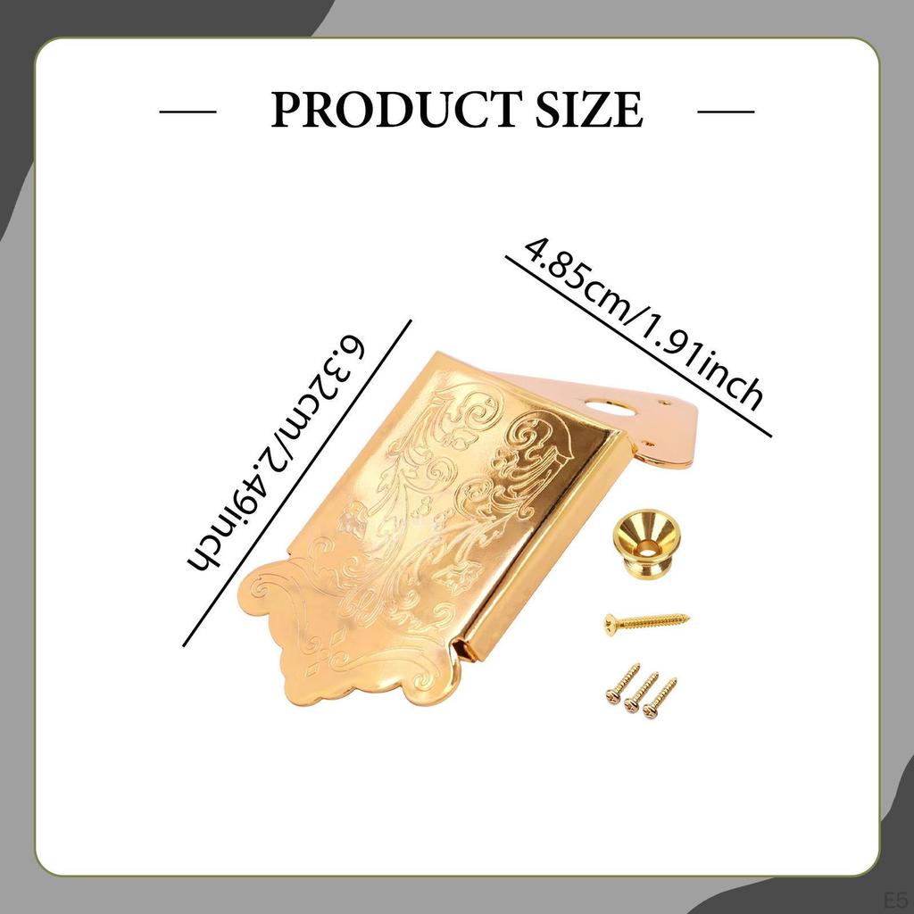 8 String Mandolin Tailpiece Part Closed Structure Stringed Instrument Accessory Elegant