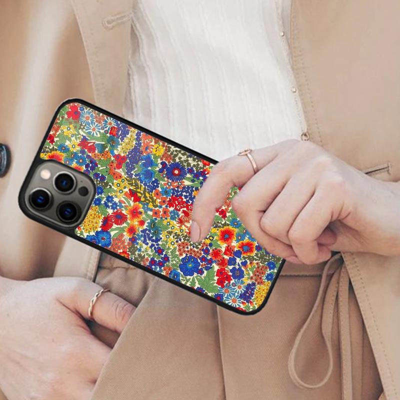 

Digital Ethnic Florals Pattern Magnetic Phone Case For APPLE iPhone 17 Air 16 14 13 12 Pro Max 15 Plus Charge MagSafe Cover iPhone 14