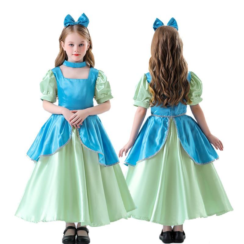 Halloween New Cinderella Sister Princess Dress Children Adult Masquerade Drama Costume