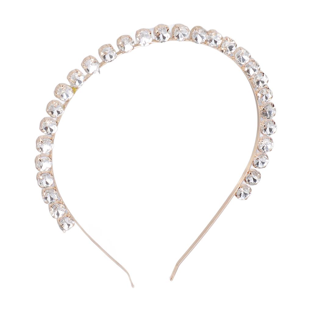 Rhinestone Headband Elastic Adjustable Exquisite Elegant Crystal Hairband for Wedding Dance Parties Photography