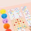 Wooden Clip Beads Toy Montessori Fine Motor Training Color Sorting Matching Early Learning Educational Toys For Children Kids