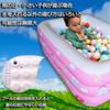 Myuse Unicorn Vinyl Pool, Large, Family Pool for Kids and Summer Outdoors, Three Air Chambers (150 X 100 X 50cm)