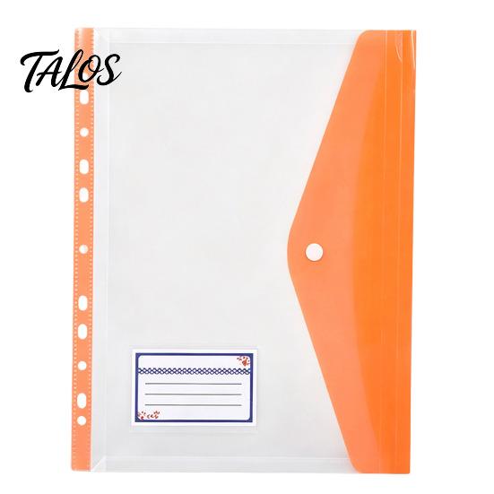Home Budget Document Protectors 11-Hole Expanding File Pocket, Assorted Colors Large Capacity Bags for Manuals Holders, Waterproof Binder Envelope, A4